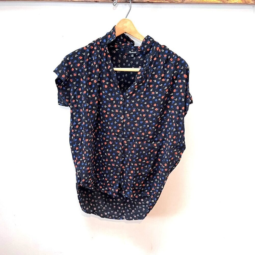 Madewell Central Drapey Shirt in Prairie Posies- Sz. XS